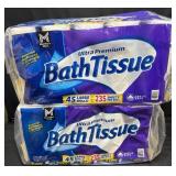 2- 45ct. Bags of Ultra Premium Bath Tissue Rolls