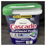 82ct. Tub of Cascade Platinum Plus Dishwasher