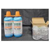 2- TheraBreath mouth wash 33.8oz each. 2 plastic