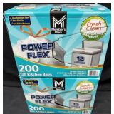 2- 200ct. Boxes of Tall 13-Gallon Kitchen Trash