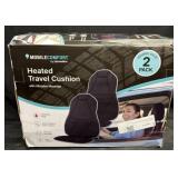 MobileComfort Heated Travel Cushions, 2pk