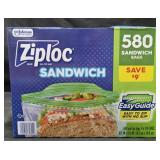 Ziploc sandwich bags 580 count