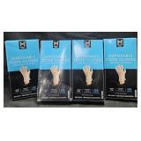 4- Disposable food gloves 500 count each box