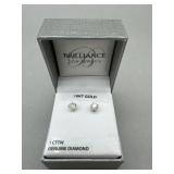 ($598 MSRP) 1 CTTW DIAMOND EARRINGS IN 10 KT