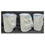3 rolls 13 gallon trash bags