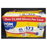 45ct. Box of Individually Wrapped POM Toilet