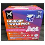 130ct. Box of Laundry Power Pacs
