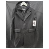 Men's size Small DKNY hooded coat. New w/ tags