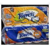 30- Rolls of Super Premium Paper Towels (15-