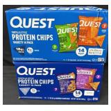 2- 14ct. Variety Boxes of Quest Protein Tortilla