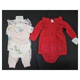 Baby's size NB and 6M outfits. New w/ tags