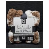 Luxury Faux Fur throw blanket 60x70'