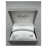 ($128 MSRP) 1/4 CTTW DIAMOND ADJUSTABLE STERLING