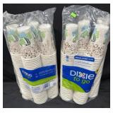 2- 144ct. Bags of Dixie To Go 16oz. Insulated
