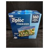 160ct. Box of Ziploc Freeze Half-Gallon Bags