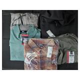 Men's size X-Large shirts and hoodie. New w/ tags