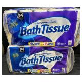 2- 45ct. Bags of Ultra Premium Bath Tissue Rolls