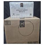 4- Total Protection adjustable briefs size Medium