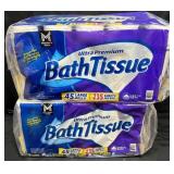 2- 45ct. Bags of Ultra Premium Bath Tissue Rolls