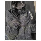 Damaged: Boy's size 14/16 Hurley winter coat.