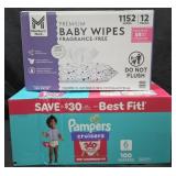 Pampers Cruisers size 6 diapers 100 count. Baby