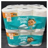 24- Mega Rolls Angel Soft Toilet Paper
