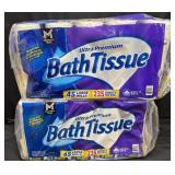 2- 45ct. Bags of Ultra Premium Bath Tissue Rolls