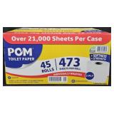 POM Toilet paper 45 rolls