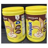 2- 44.9oz. Tubs of Nesquik Chocolate Powder (Dec