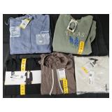Women's size Medium sweatshirts and jackets. New