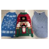2- Medium Free Country Dog Sweaters