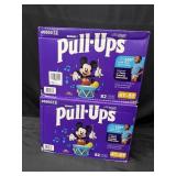 2- 82ct. Boxes of Huggies Pull-Ups Size 4T-5T