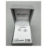 ($198 MSRP) 1/3 CTTW DIAMOND EARRINGS IN 10KT