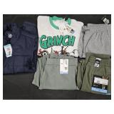 Men's size Large Lands End vest, sweatshirt and