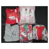 Women's size Small pajama sets and knit robe.