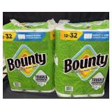 2- 12ct. Bags of Bounty Paper Towel Rolls