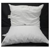 2- Standard size pillows