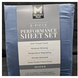 Queen size 6 piece sheet set