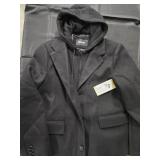 Men's size Medium DKNY hooded fashion coat. New