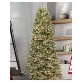 Pre-Lit 9ft Downswetpt Fraser Fir Christmas Tree