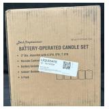Deck Impressions Battery-Operated Candle Set, 5pk