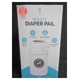 L.A. BABY Magic Diaper Pail White