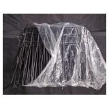 Black Wire Garden Stakes