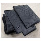 Black Car Floor Mats 3pc Protective