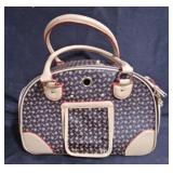 Brown Pattern Pet Carrier DogCat