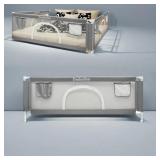 DEALNASTAR 75 Adjustable Toddler Bed Rail Grey