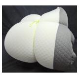 Cloud Puff Chair Gray  White