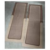 Beige Runner Rugs 2pk