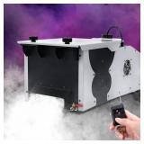 TCFUNDY 1500W Low-Lying Fog Machine w Remote