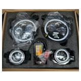 AUXBEAM Headlight Kit 6pc Controller
